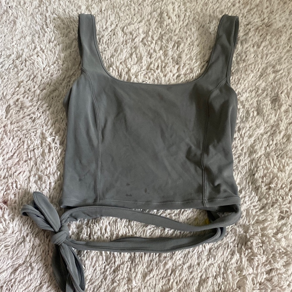 Lululemon Cropped Tie Tank Top